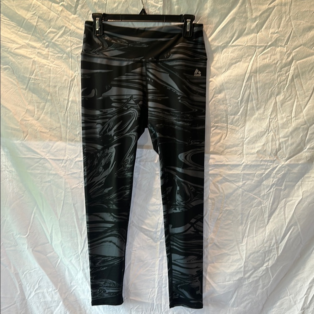RBX Black and Gray Activewear Leggings